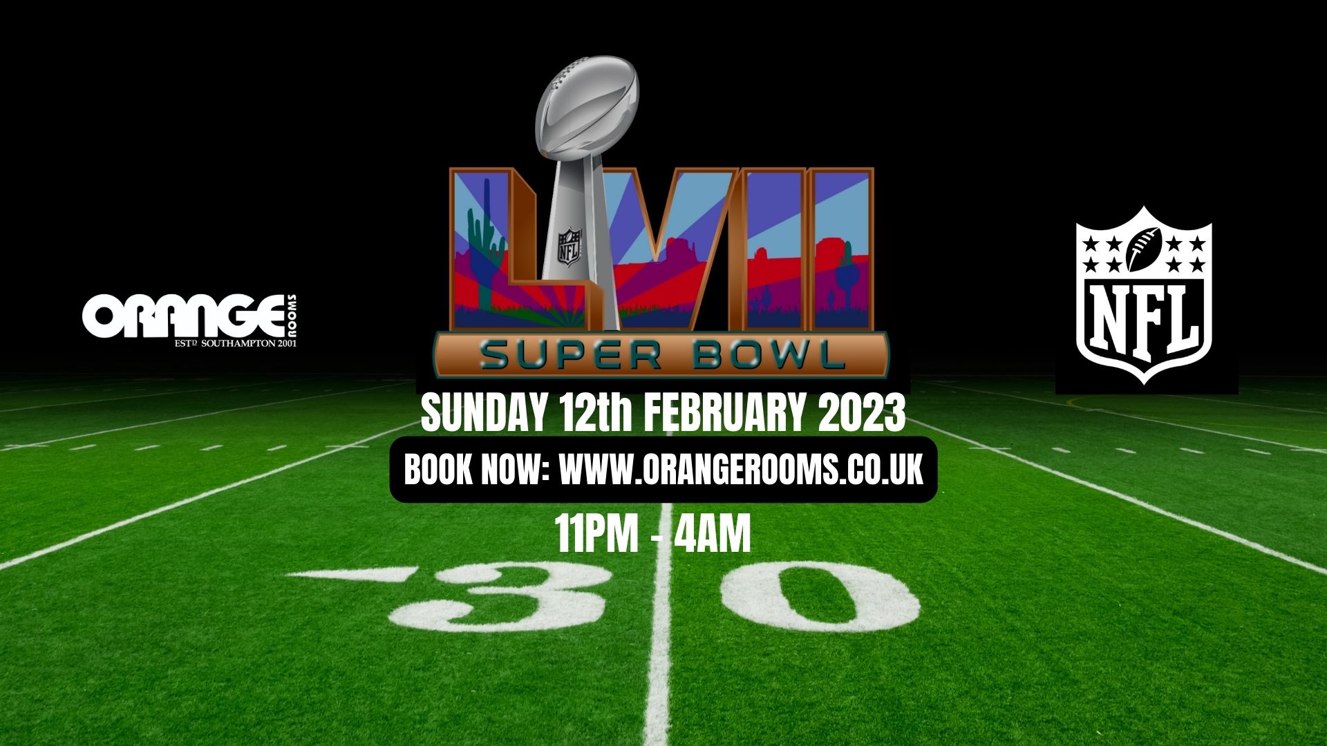 SUPER-BOWL PARTY 2023 - Sunday 12th February.